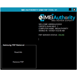 IMEI AUTHORITY SAM FRP TOOL